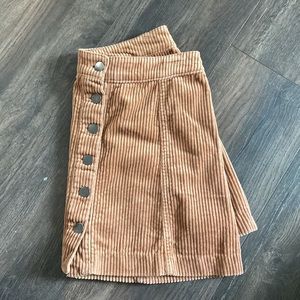 ZARA corduroy skirt